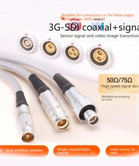 3G-SDI Coaxial 50/75Ω RF Self-Locking Connector for Antenna, Broadcast, and Sensor Feeder Lines
