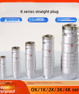 LEMO FGG Waterproof Aviation Connector 0K/1K/2K/3K 4/6/8 Pin IP68 Quick Self-Locking