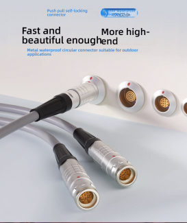 LEMO HGG/HEG Hermetic Waterproof Socket IP68 0K/1K/2K/3K Sensor & Thermocouple Connector