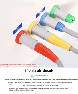 Medical Plastic Aviation Plug for Beauty Equipment PAG CAB 1P/2P/4/6 Pin Quick Circular Push-Pull Self-Locking Connector