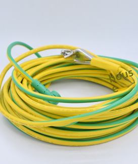 Medical Equipotential Grounding Terminal Alligator Clip 8AWG/10AWG/14AWG Yellow-Green Grounding Wire UL CE Certified