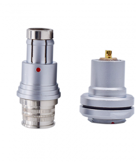 LEMO-Compatible Fischer SS Plug 102F/103F/1031F/104F Shock-Resistant, Oil-Resistant Military-Grade Self-Locking Connector