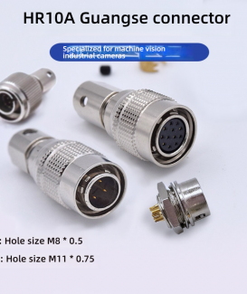 HIROSE HR10A 4-10 Pin Micro Connector – Machine Vision Camera Power Plug & Socket