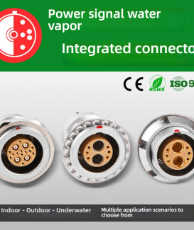 High-Performance Miniature Multi-Circuit Coaxial Pneumatic & Electric Push-Pull Self-Locking Metal Aviation Connector | LEMO Connector Europe