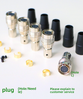 Industrial Camera Connector Compatible with HRS Hirose 10A-7P-6S / 10P-12S 4-Pin LEMO Circular Push-Pull Connector | High-Performance Imaging Connector