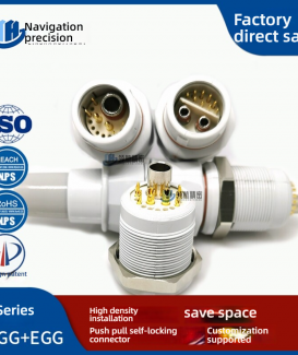 4P13+1 Pneumatic & Electrical Self‑Locking Aviation Connector M25 Plastic Quick Connector – 11+2 Signal Adapter for Medical & Industrial