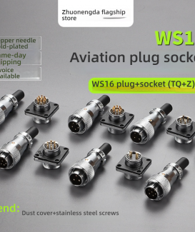 WEIPU WEI WS16 Aviation Connector 2 Pin 3 Pin 4 Pin 5 Pin 7 Pin 9 Pin 10 Pin Circular Plug