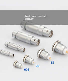 Compatible FFA ERA Coaxial Push Pull Connector Male Female Aviation Socket 00S 0S 1S 2S Single Pin