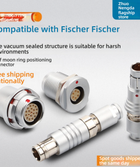 Compatible Fischer 102 1031 104 Waterproof Aviation Connector Vacuum Seal Self-Locking
