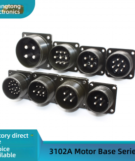 Servo Motor Encoder Power Cable Connector 4/9/17 Pin Aviation Plug Compatible with Panasonic Yaskawa Delta Mitsubishi